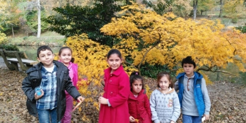 Çocuklar Atatürk Arboretum&#039;da doğayla buluştular