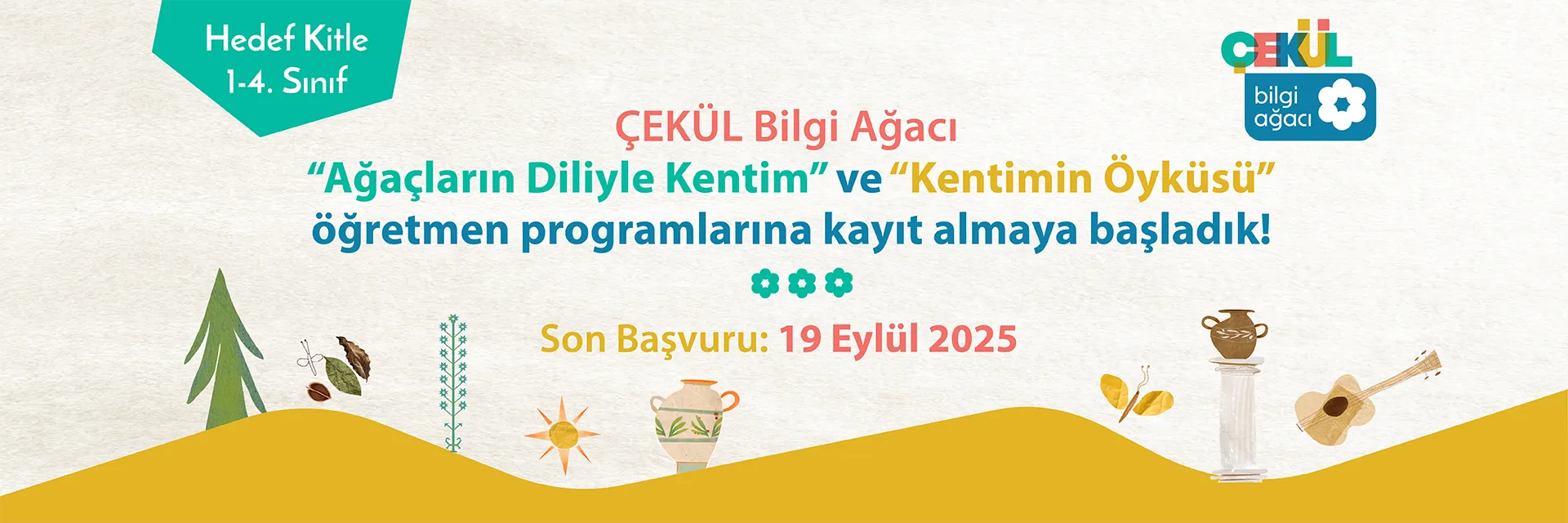  ÇEKÜL Bilgi Ağacı’nın öğretmen eğitimi programları başlıyor 