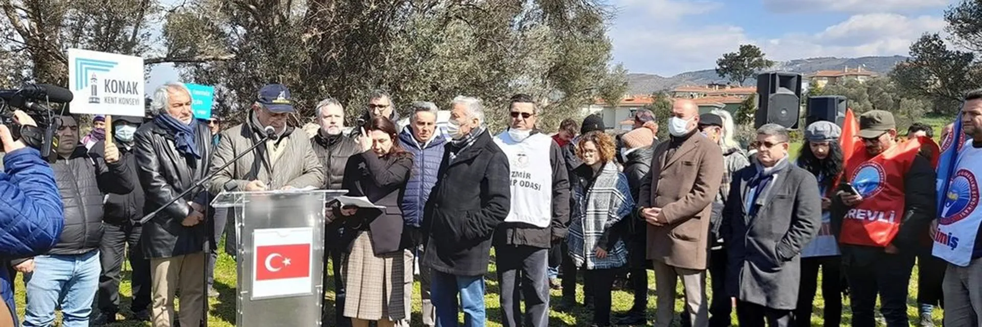 "Zeytin Hayattır, Zeytinime Dokunma" Basın Toplantısı Yapıldı