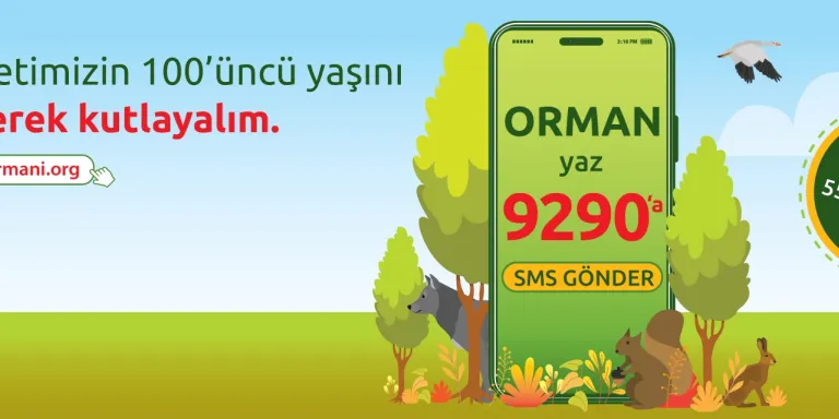 100. Yıl Ormanı Bir Telefon Kadar Yakın