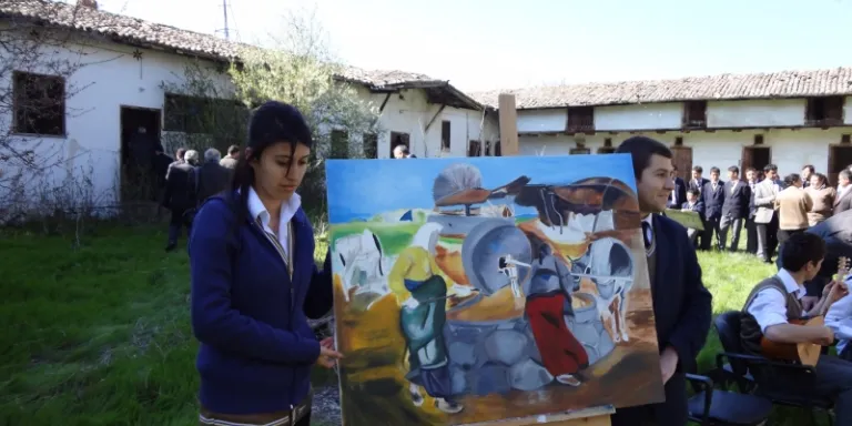Çorum’un Bayat Köyü&#039;nden sanat yükseliyor