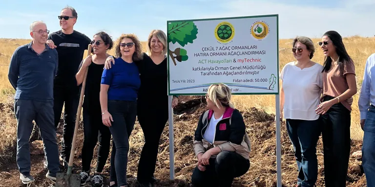 ÇEKÜL 7 Ağaç Ormanlarını Birlikte Büyüttük
