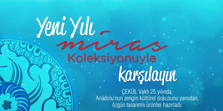 ÇEKÜL&#039;den doğa dostu hediyelikler