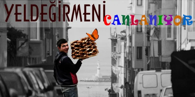 Yeldeğirmeni bahçeleri yeşeriyor