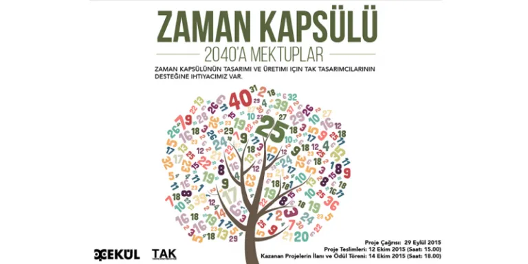 Zaman kapsülü tasarımcılarını bekliyor!