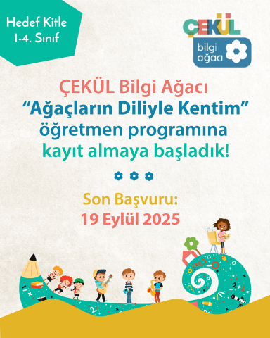 ÇEKÜL Bilgi Ağacı’nın öğretmen eğitimi programları başlıyor